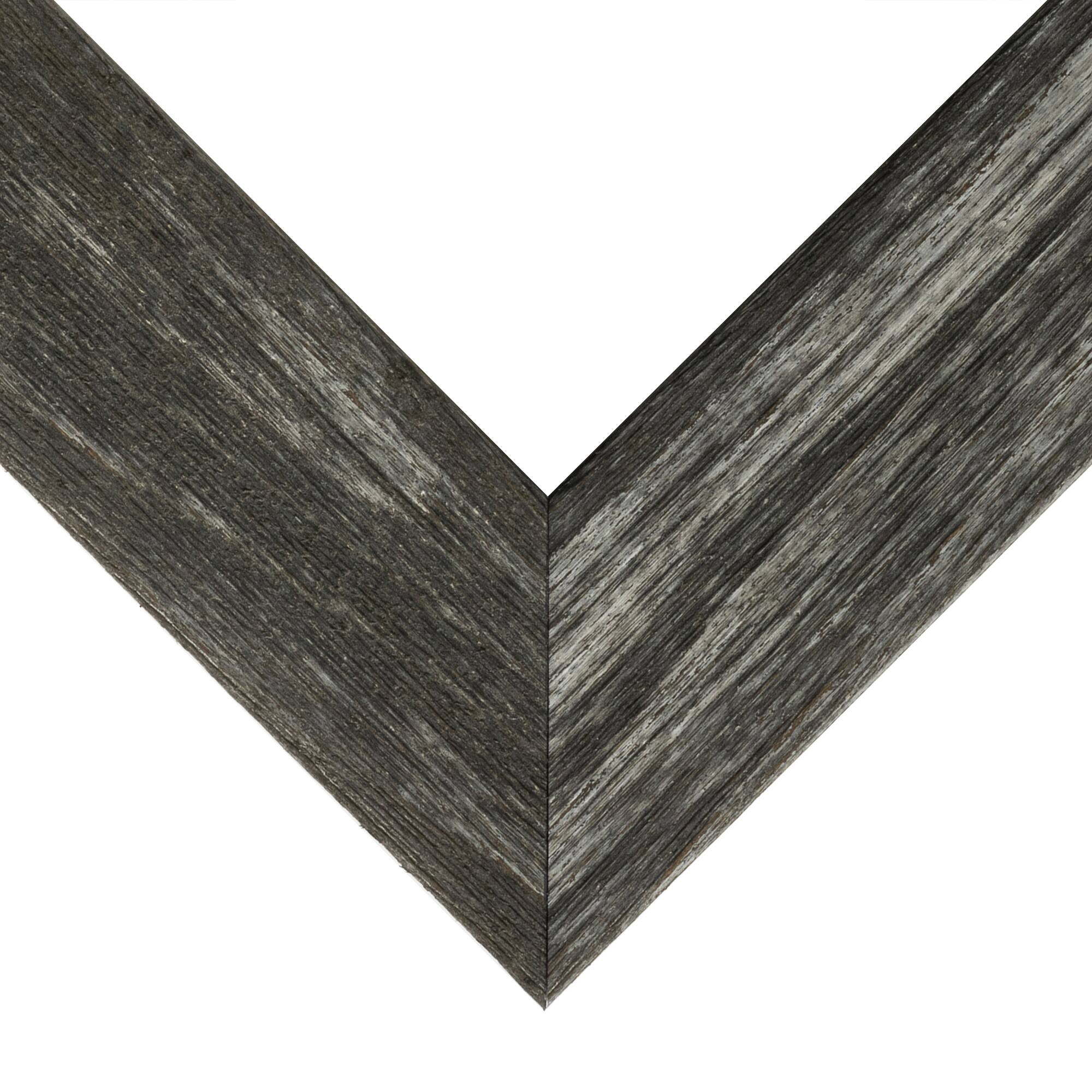 Frame USA Farmhouse Barnwood Charcoal Single Image Picture Frame